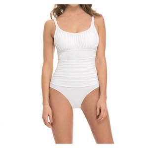 Profile By Gottex Women's Peruvian Nights Full Figure Square Neck Swim Tankini - Soft Cups & Adjustable Straps - View #7